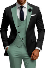 Load image into Gallery viewer, Mens  Slim Fit Double Breasted  Suit

