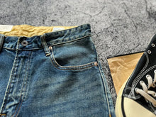 Load image into Gallery viewer, 14OZ Red Ear American Classic fit straight drum cotton ball Denim Jeans
