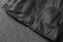 Load image into Gallery viewer, 2025 New Leather Jacket Top Layer 100% Cowhide Leather Clothes Men's Stand Collar Motorcycle Clothes  Autumn Winter Plus Size
