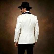Load image into Gallery viewer, Men's One-Button Shawl Lapel Slim Fit 3 Piece Jacket Pants Vest Suit
