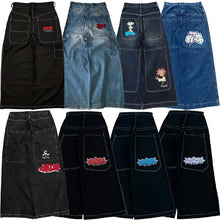 Charger l'image dans la galerie, Y2K Baggy Jeans vintage Embroidered high quality jeans men women Hip Hop Harajuku Goth fashion streetwear Casual wide leg Jeans
