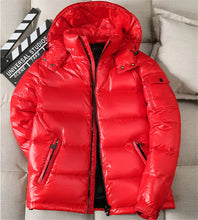 Load image into Gallery viewer, Men's Cotton Padded Warm Parkas High Quality Glossy Winter Coats
