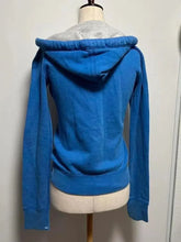 Load image into Gallery viewer, 2025 new blue sweatshirt for women fall and winter gothic American retro casual bulk streetwear Y2K design Slim cardigan jacket
