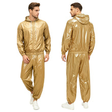Load image into Gallery viewer, Mens Hooded Windbreaker Jogging Track Suit
