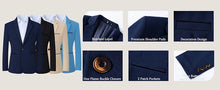 Load image into Gallery viewer, Mens Sport Coat Casual Blazer One Button Business Suit Jacket Formal Dress Suit Coat Slim Fit Suit Jackets Spring Autumn
