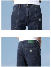 Load image into Gallery viewer, Men's Shorts Summer Thin Stretch Versatile Casual Denim Shorts Cotton Breathable Straight Short Jeans Classic Male Clothing
