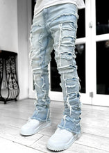 Lade das Bild in den Galerie-Viewer, Spliced Distressed Denim  Ripped  Jeans
