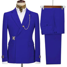 Load image into Gallery viewer, Men's Blazer Pants and Jacket Italian Design Notched Lapel Slim Fit Suit
