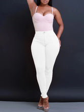 Cargar imagen en el visor de la galería, Women's Casual High-waisted Denim Small Pants
