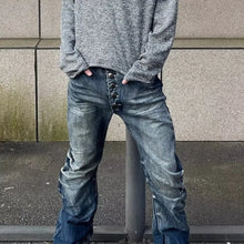 Load image into Gallery viewer, European American Slim Casual Denim Jeans Pants
