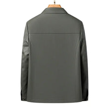 Load image into Gallery viewer, Men's Fashion Casual Large-Sized Goatskin Leather Jacket Lapel Coat High-End Spring Autumn 2025
