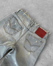 Load image into Gallery viewer, Men Ripped Holes Washed Denim Distressed Jeans
