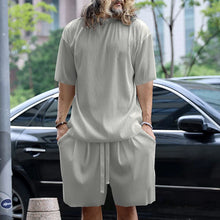Load image into Gallery viewer, European-style Fashion  Short Sleeve  Two-piece Set
