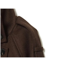 Load image into Gallery viewer, Women's  Double Breasted Lace Up Stand Collar Belt Decoration Jacket
