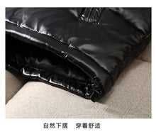 Load image into Gallery viewer, Men's Cotton Padded Warm Parkas High Quality Glossy Winter Coats
