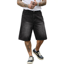 Load image into Gallery viewer, 2026 Summer Men's New Versatile Denim Shorts Personalized Trend Straight American Five-point Pants
