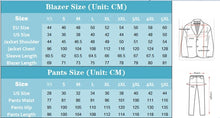 Load image into Gallery viewer, Men's Blazer Pants and Jacket Italian Design Notched Lapel Slim Fit Suit

