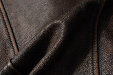 Load image into Gallery viewer, 2025 New Leather Jacket Top Layer 100% Cowhide Leather Clothes Men's Stand Collar Motorcycle Clothes  Autumn Winter Plus Size
