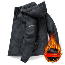 Load image into Gallery viewer, Camouflage  Puffer Cargo Jackets Men Work Coats
