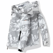 Load image into Gallery viewer, Camouflage  Puffer Cargo Jackets Men Work Coats
