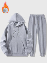 Load image into Gallery viewer, Men's Sports 2-piece Solid Color Casual Set

