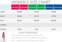 Load image into Gallery viewer, Two piece set of tight fitting seven part jumpsuit with deep V-neck print and headband
