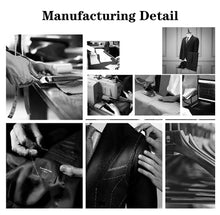 Load image into Gallery viewer, Men's  Rhinestone Beaded Appliques Groom  Single Breasted Slim Fit Suit Outfit
