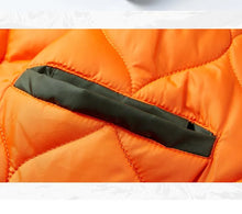 Load image into Gallery viewer, Winter Mens Fur Collar Bomber Jacket Military Coats Thick Cotton Liner Warm MA-1 Flight Pilot Jacket Male
