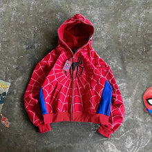 Load image into Gallery viewer, American Spider Vintage Zip Up Hoodie
