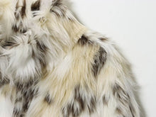 Load image into Gallery viewer, KONDALA Casual Leopard Faux Fur Jackets Women Long Sleeve Buttons Loose Jackets Fashion 2025 Autumn Winter Thick Warm Outwears

