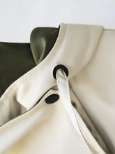 Load image into Gallery viewer, Korean Version of The New Fashion Solid Color Collect Waist Trench Coat, Spring and Autumn Casual Patchwork Overalls Coats Women
