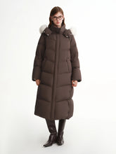 Load image into Gallery viewer, DUSHU Puff Down Jacket Long and Short Styles of Goose Down Jacket Women Fox Fur Collar 2025 Winter Outerwear Simple Commuting
