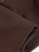 Load image into Gallery viewer, Women Tracksuits Winter Fleece Sweatsuit Brown Warm Crop Zipper Hoodies And Sweatpants Set For Women 2 Piece Velvet Pants Sets
