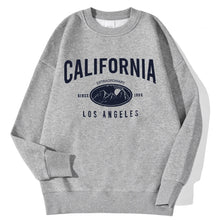 Load image into Gallery viewer, New York California Malibu Letter Sweatshirts Winter Women Casual Loose Hoodie Fleece Warm Crewneck Pullover Comfortable Clothes
