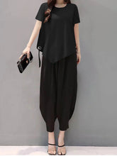 Load image into Gallery viewer, Women's Two-Piece Set Comfortable Loose Tops Fashionable Pants

