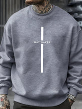 Charger l'image dans la galerie, Way Maker Line Simple Printed Sweatshirt
