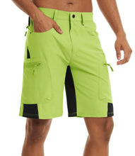 Cargar imagen en el visor de la galería, Pantalones cortos TACVASEN de verano para hombre, de secado rápido, hasta la rodilla, para senderismo, pesca, running, ligeros y con múltiples bolsillos.
