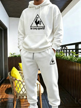 Load image into Gallery viewer, Men's Two-Piece Sweatshirt and Drawstring  Casual suit
