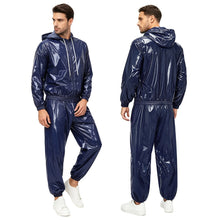 Load image into Gallery viewer, Mens Hooded Windbreaker Jogging Track Suit
