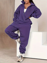 Lade das Bild in den Galerie-Viewer, Comfortable  Casual; Zipper Hoodie 2 Piece Set
