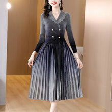 Load image into Gallery viewer, Pleated Pleuche Dress
