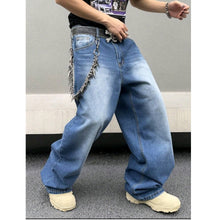 Lade das Bild in den Galerie-Viewer, Men's Jeans Straight Loose Wash
