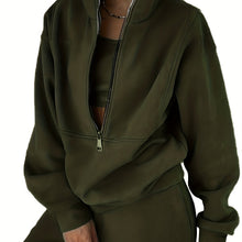 Lade das Bild in den Galerie-Viewer, Comfortable  Casual; Zipper Hoodie 2 Piece Set
