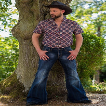 Lade das Bild in den Galerie-Viewer, Cowboy Bell-bottom Punk Style Denim
