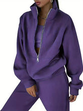 Lade das Bild in den Galerie-Viewer, Comfortable  Casual; Zipper Hoodie 2 Piece Set
