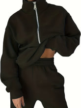 Lade das Bild in den Galerie-Viewer, Comfortable  Casual; Zipper Hoodie 2 Piece Set
