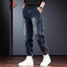Load image into Gallery viewer, American-style Heavy New Patchwork Jeans

