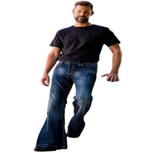 Lade das Bild in den Galerie-Viewer, Cowboy Bell-bottom Punk Style Denim
