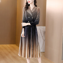 Load image into Gallery viewer, Pleated Pleuche Dress
