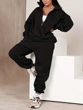 Lade das Bild in den Galerie-Viewer, Comfortable  Casual; Zipper Hoodie 2 Piece Set
